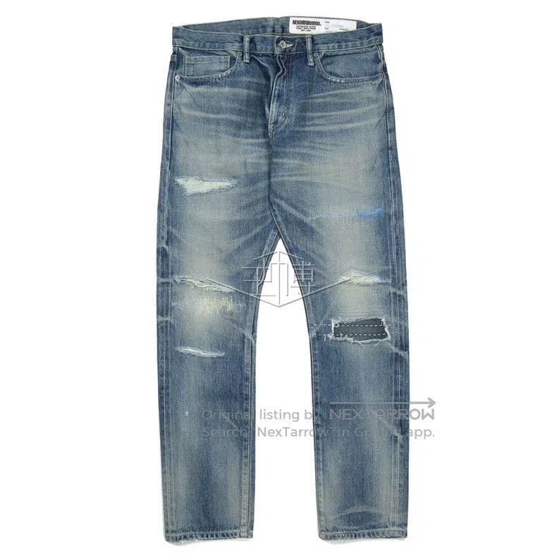 Neighborhood Neighborhood size M King Denim Jeans, Washed Patch Version Size US 27 - 1 Thumbnail