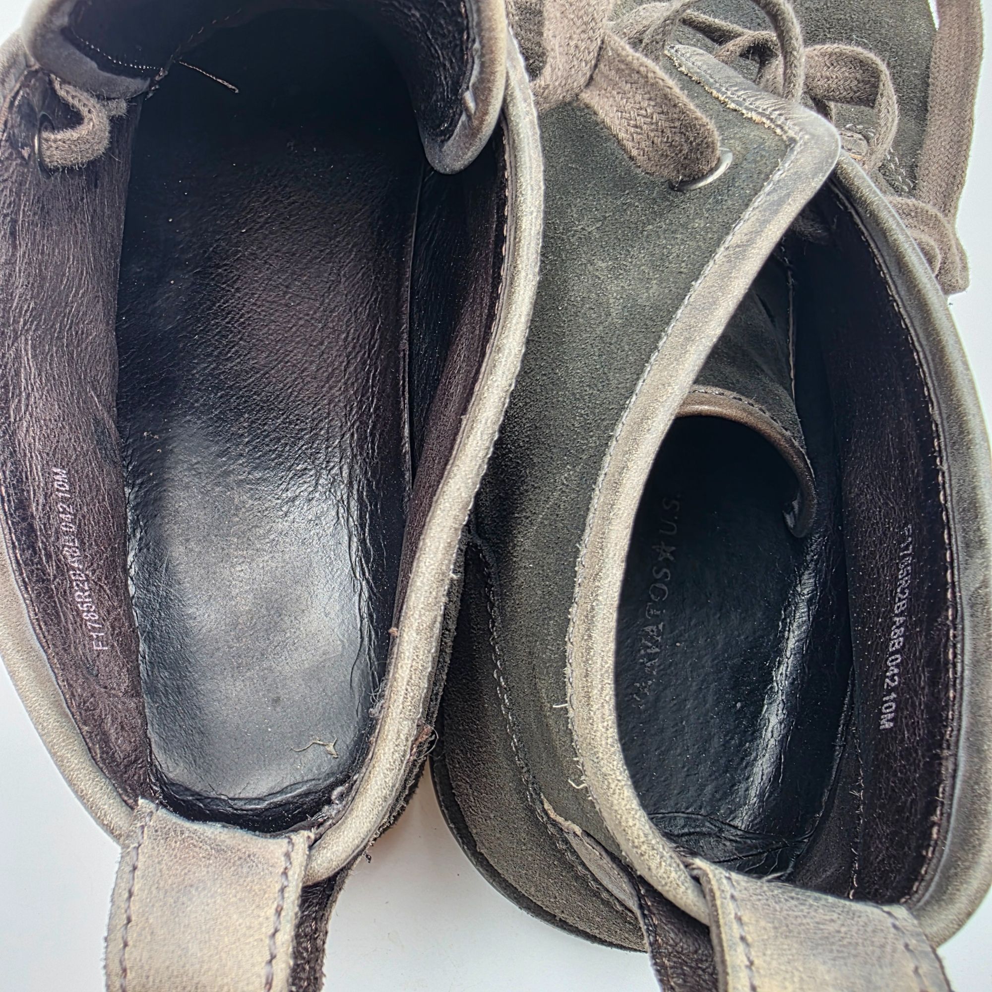 John Varvatos John Varvatos Star USA Mens Chukka Lace Up Boots Gray Size 1 Size US 10 / EU 43 - 9 Thumbnail