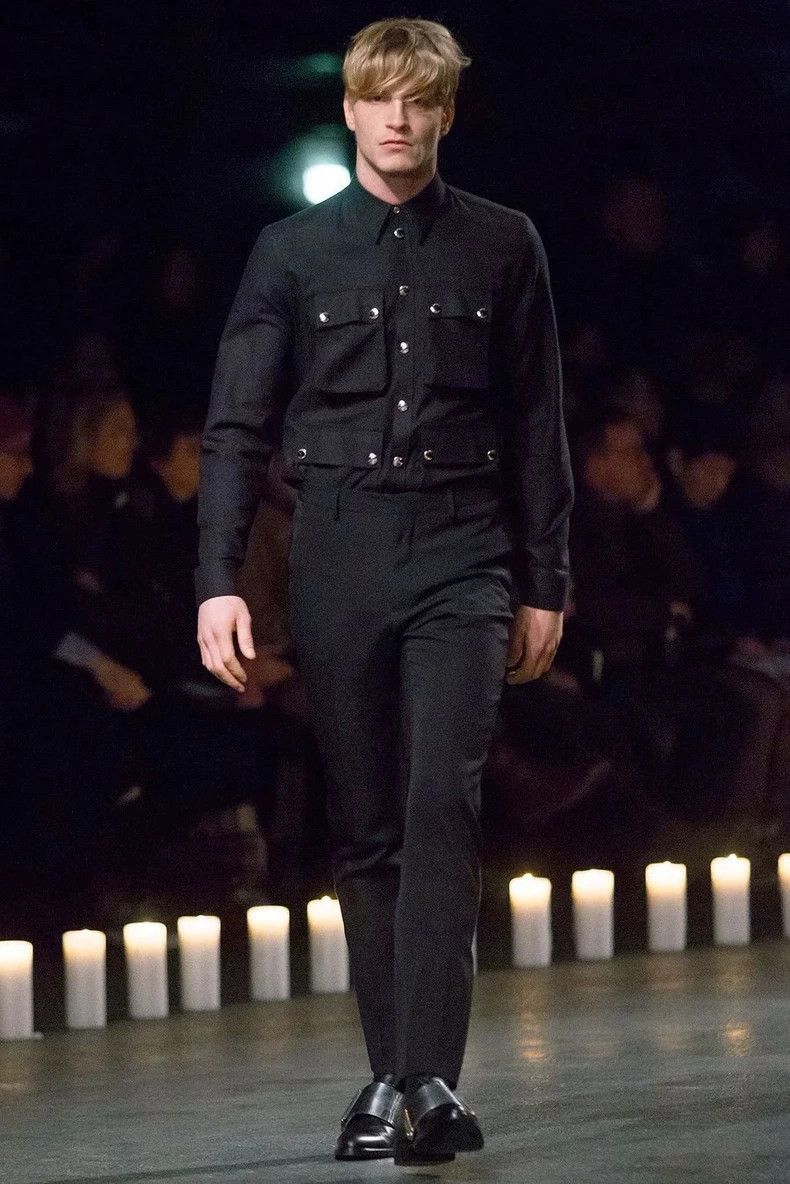 Givenchy Givenchy Givenchy Metallic Button Long Sleeve Shirt -2507 Size US M / EU 48-50 / 2 - 2 Thumbnail
