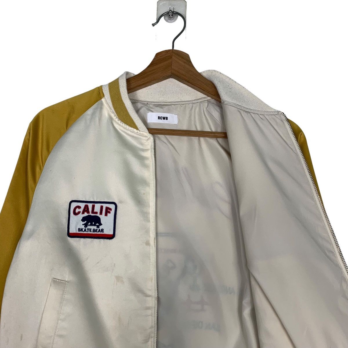 Japanese Brand RCWB Sukajan California Map Youth Jacket #0098-C6 Size US S / EU 44-46 / 1 - 13 Thumbnail