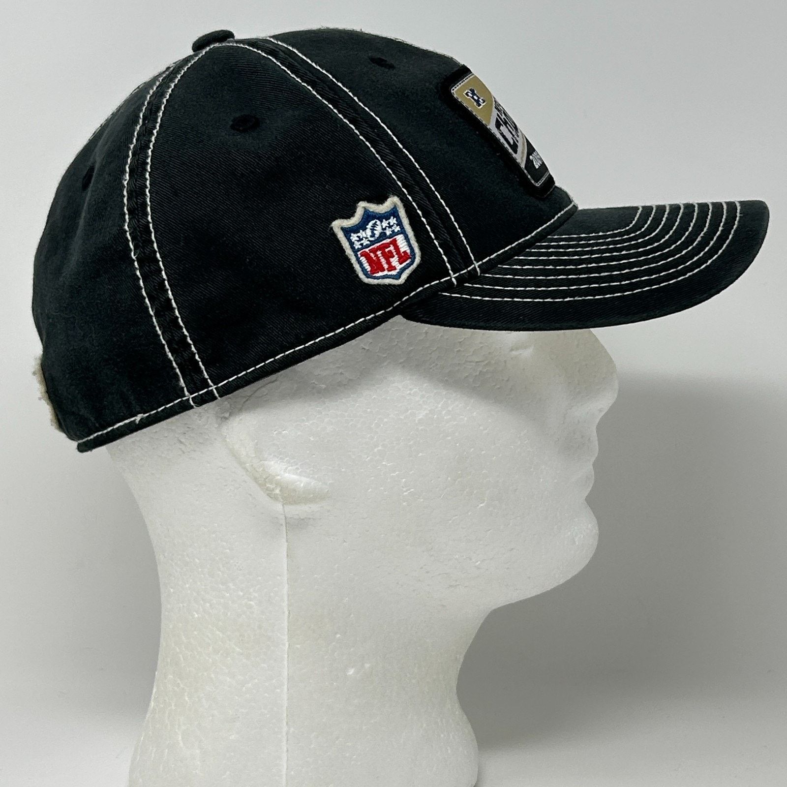 Reebok New Orleans Saints 2009 NFC Champions Hat Baseball Cap Size ONE SIZE - 8 Thumbnail