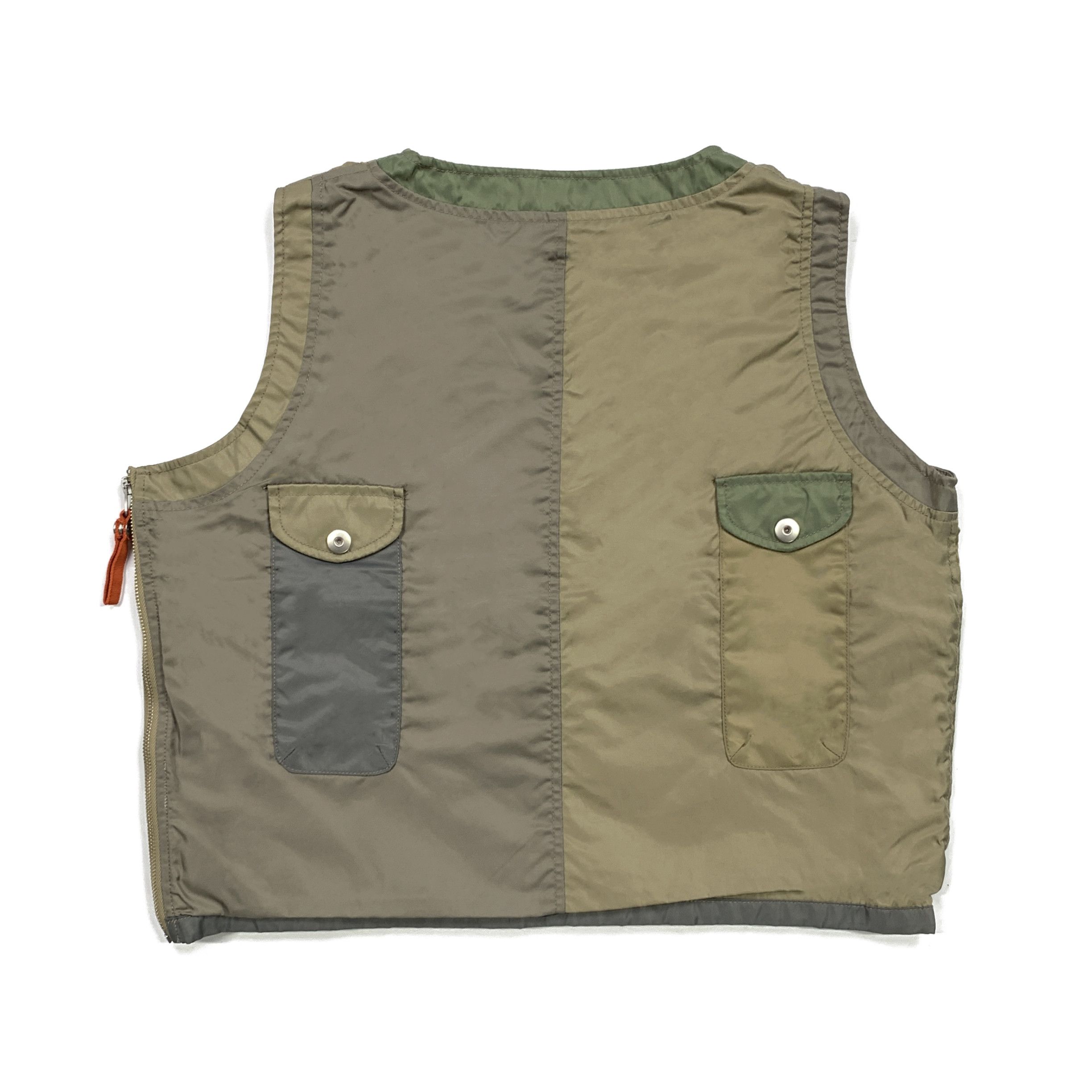 Beams Plus × Engineered Garments Dip Ltd Mixed Pullover Vest (Navy) Size US M / EU 48-50 / 2 - 2 Thumbnail