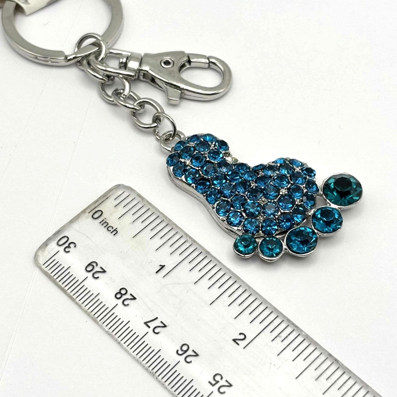 Other Blue Crystal Feet Keychain Size ONE SIZE - 3 Thumbnail