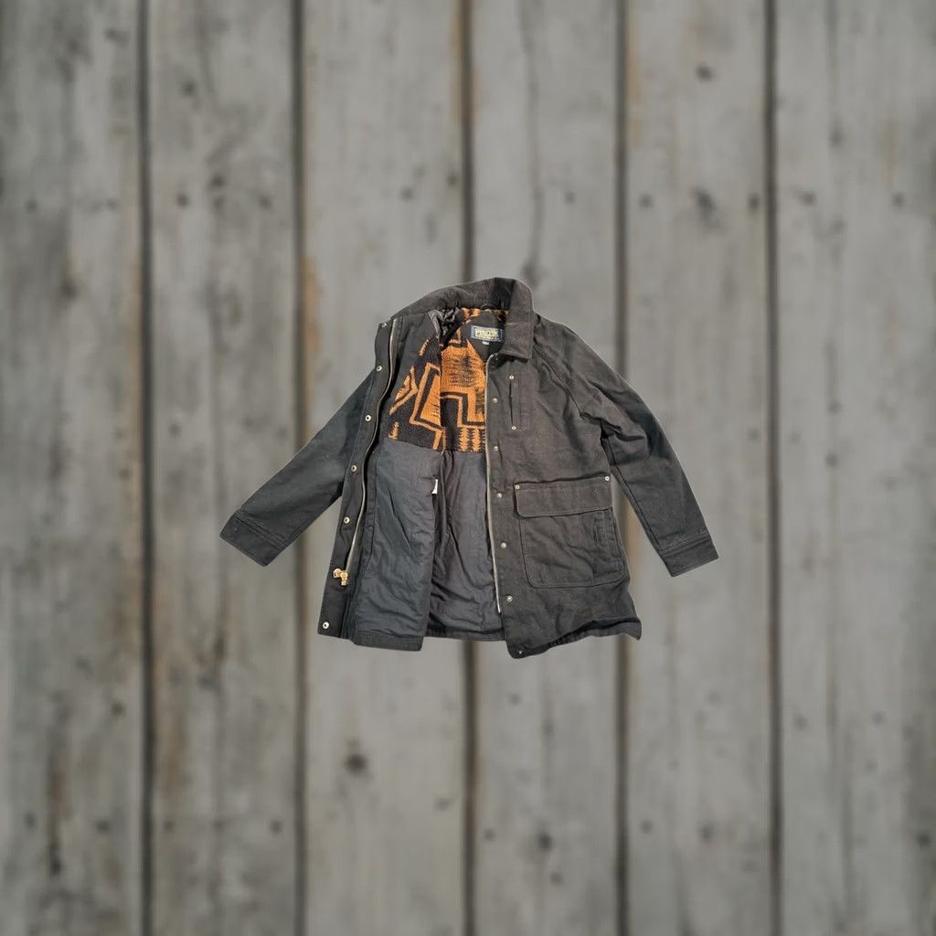Pendleton Pendleton Woolen Mills Coat Mens Medium Black Sherpa Lined Parka Southwestern Fall Size US M / EU 48-50 / 2 - 1 Thumbnail