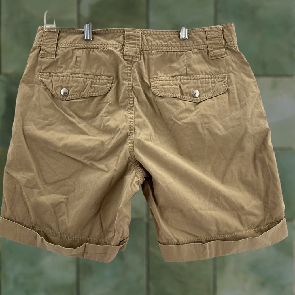 Ralph Lauren Lauren Ralph Lauren Shorts Womens 8 Bermuda Casual Khaki Beige 100% Cotton Pockets Hiking Size 24" / US 00 / IT 34 - 1 Thumbnail