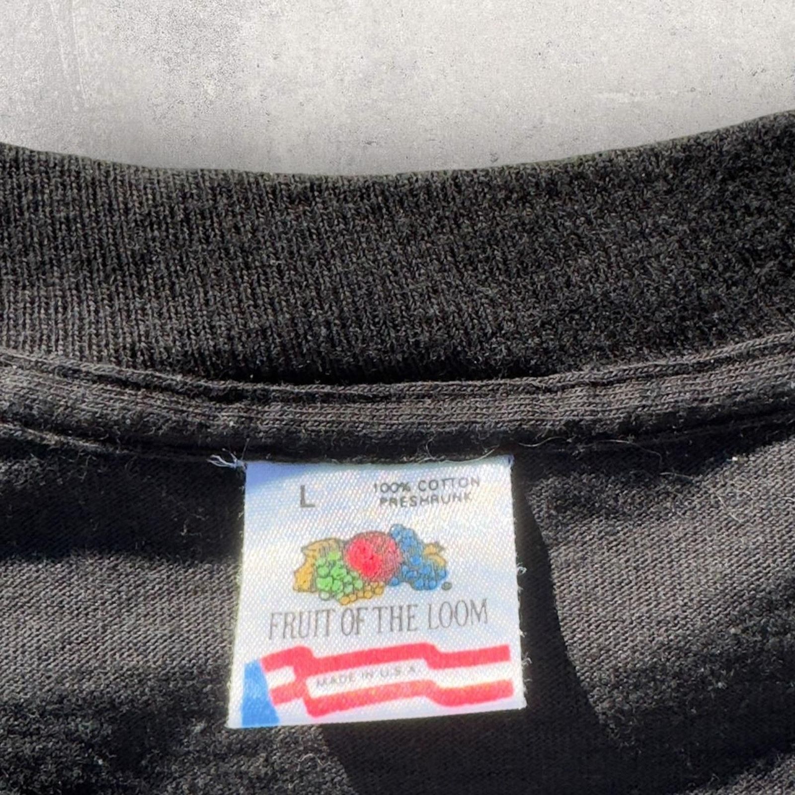Fruit Of The Loom × Vintage Vintage Single Stitch 90s Funny Halloween Shirt Size US L / EU 52-54 / 3 - 4 Thumbnail