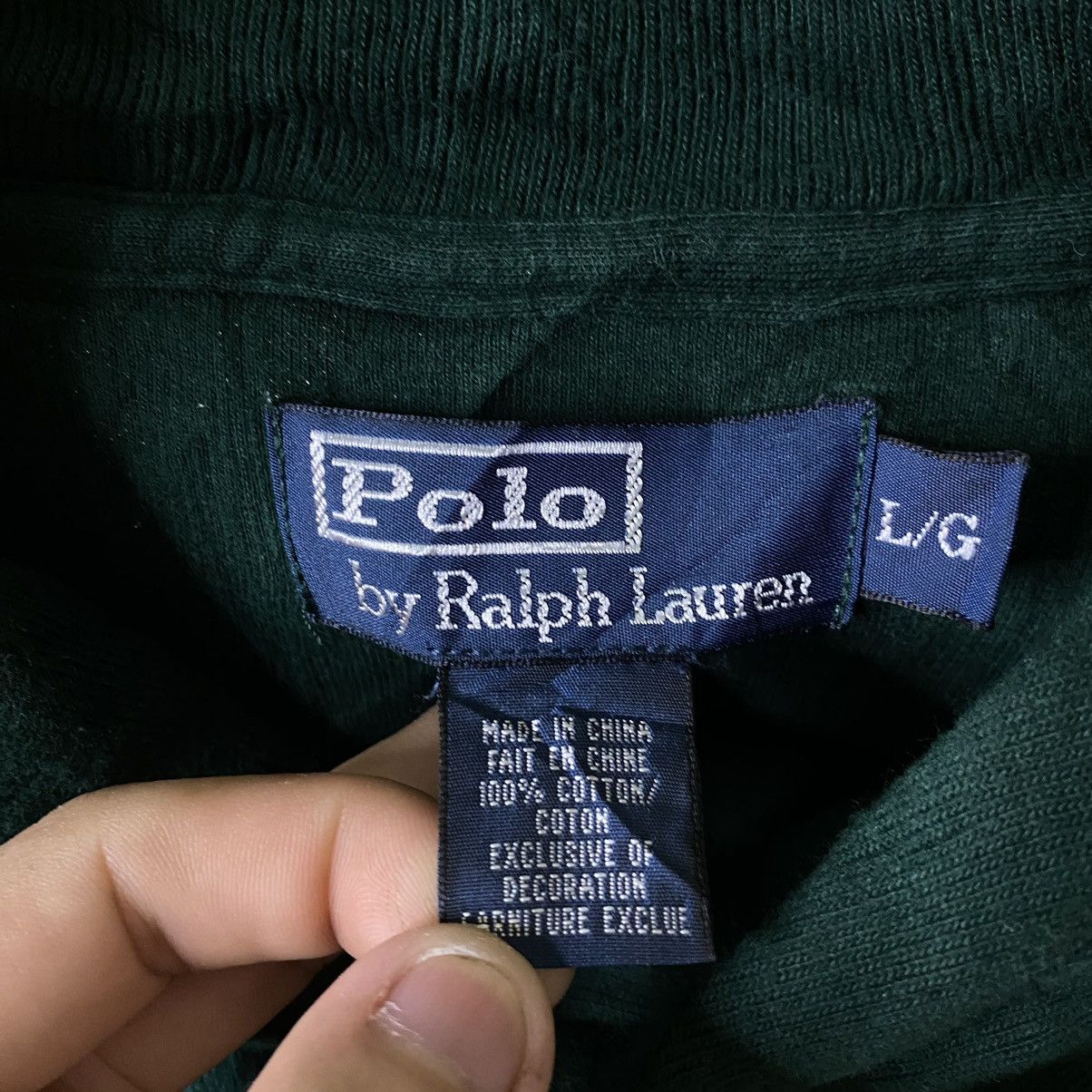Polo Ralph Lauren Vintage Polo Ralph Lauren Small Pony LS Tee Size US L / EU 52-54 / 3 - 3 Thumbnail
