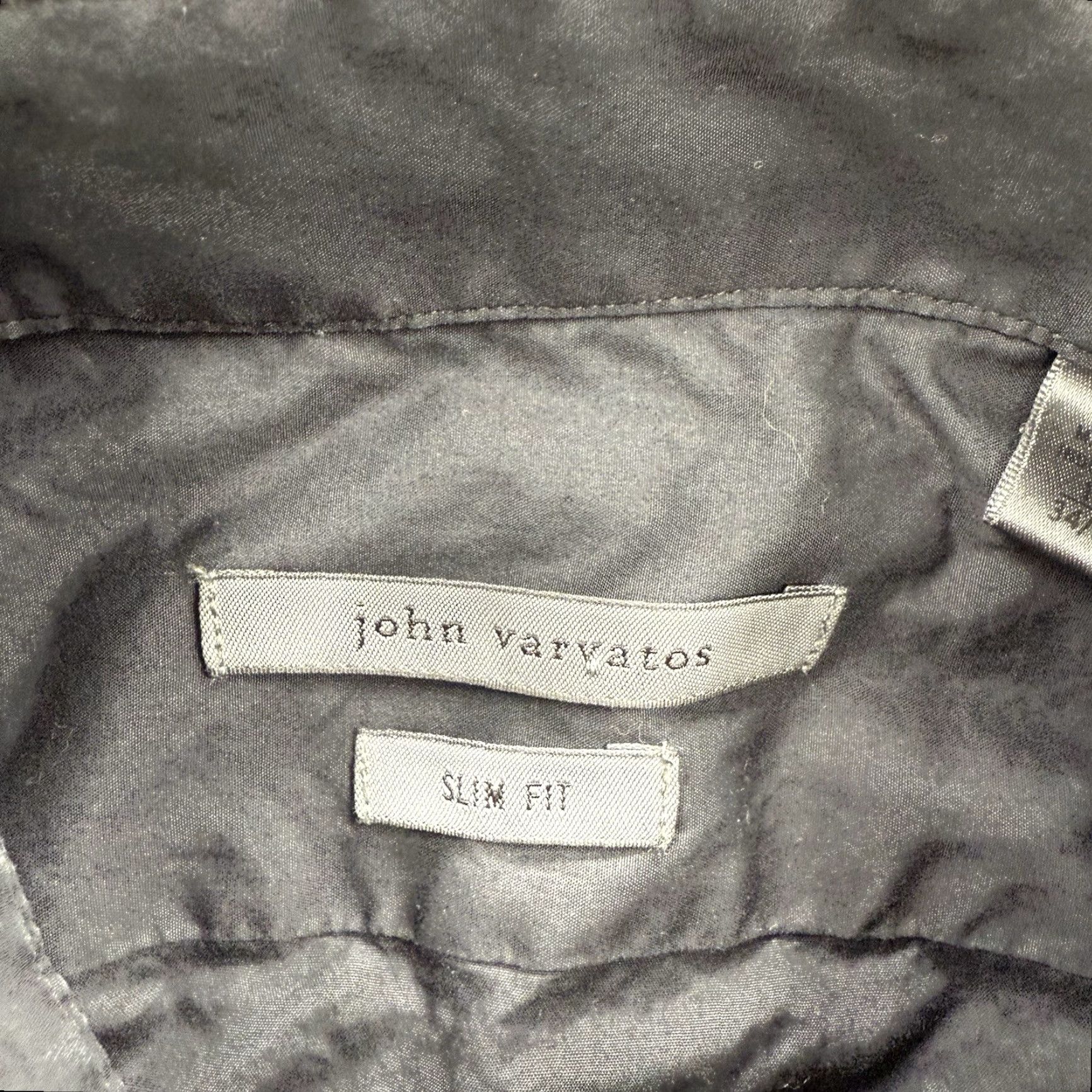 John Varvatos VINTAGE John Varvatos Slim Fit Shirt Men 15 34/35 Black Long Sleeve Button Up Designer Shirt Size US M / EU 48-50 / 2 - 3 Thumbnail