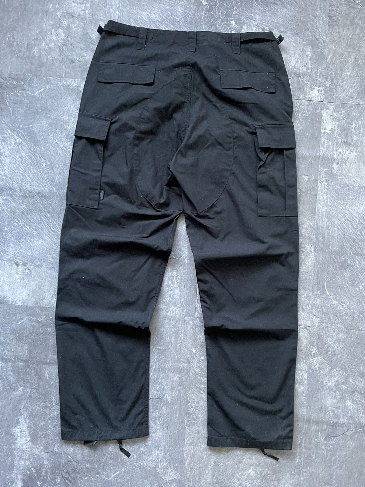 Vintage Helikon Tex military cargo black pants baggy mens XL Size US 36 / EU 52 - 7 Thumbnail
