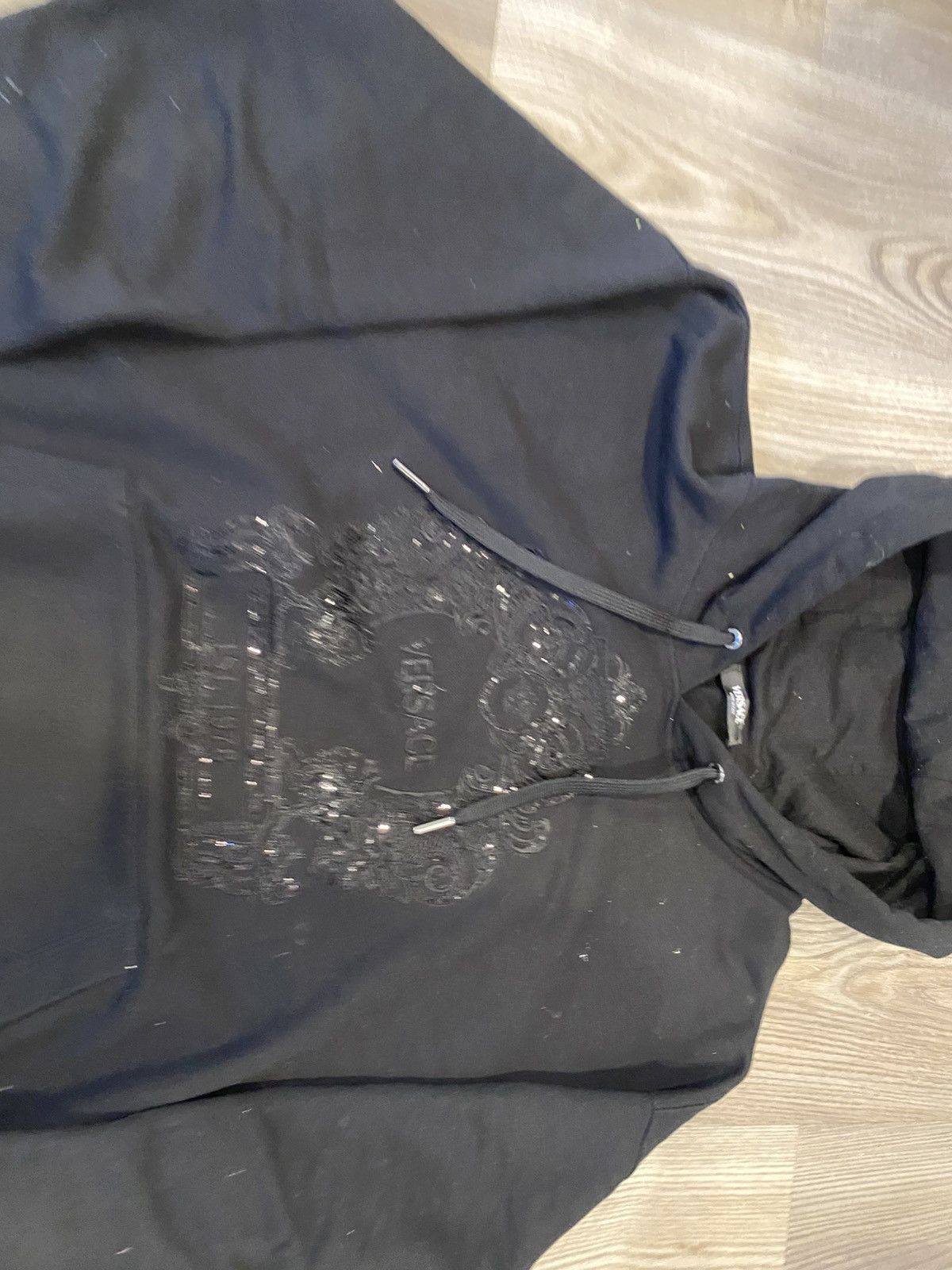 Versace Versace sequence embroidery hoodie Size US L / EU 52-54 / 3 - 6 Thumbnail