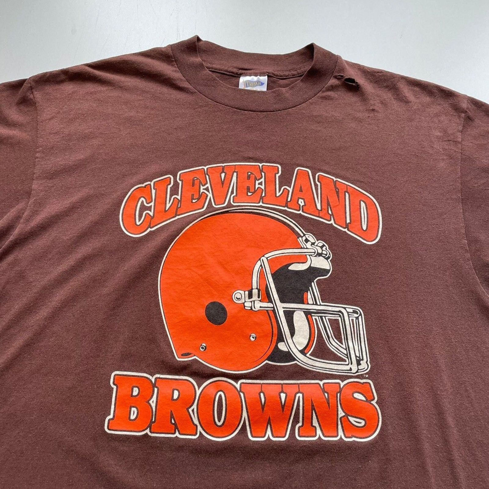 NFL × Vintage Vintage 90s Cleveland Browns NFL T Shirt Large Made In USA Size US L / EU 52-54 / 3 - 2 Thumbnail