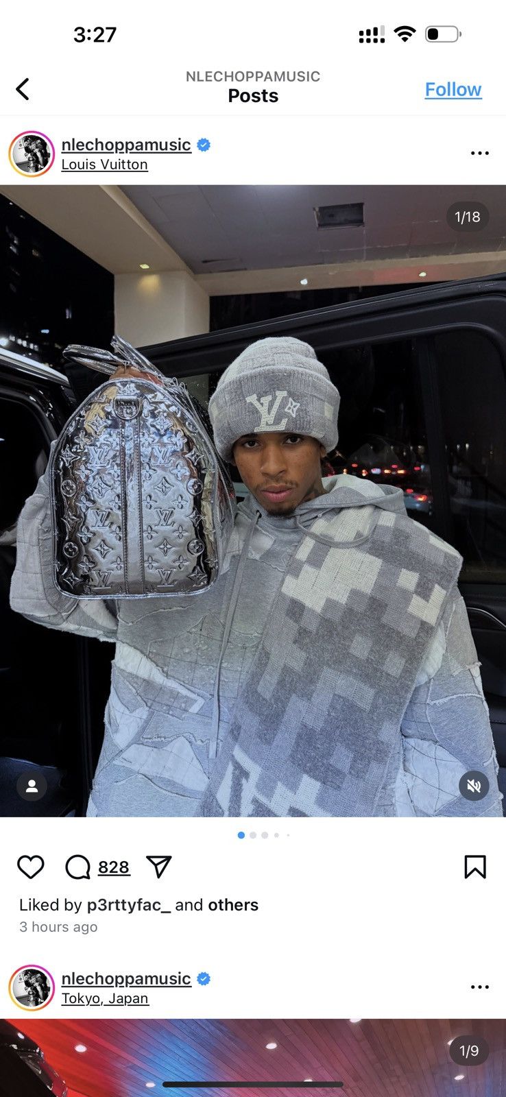 Louis Vuitton Louis Vuitton Crush Damoflage Pearls Beanie Size ONE SIZE - 7 Thumbnail