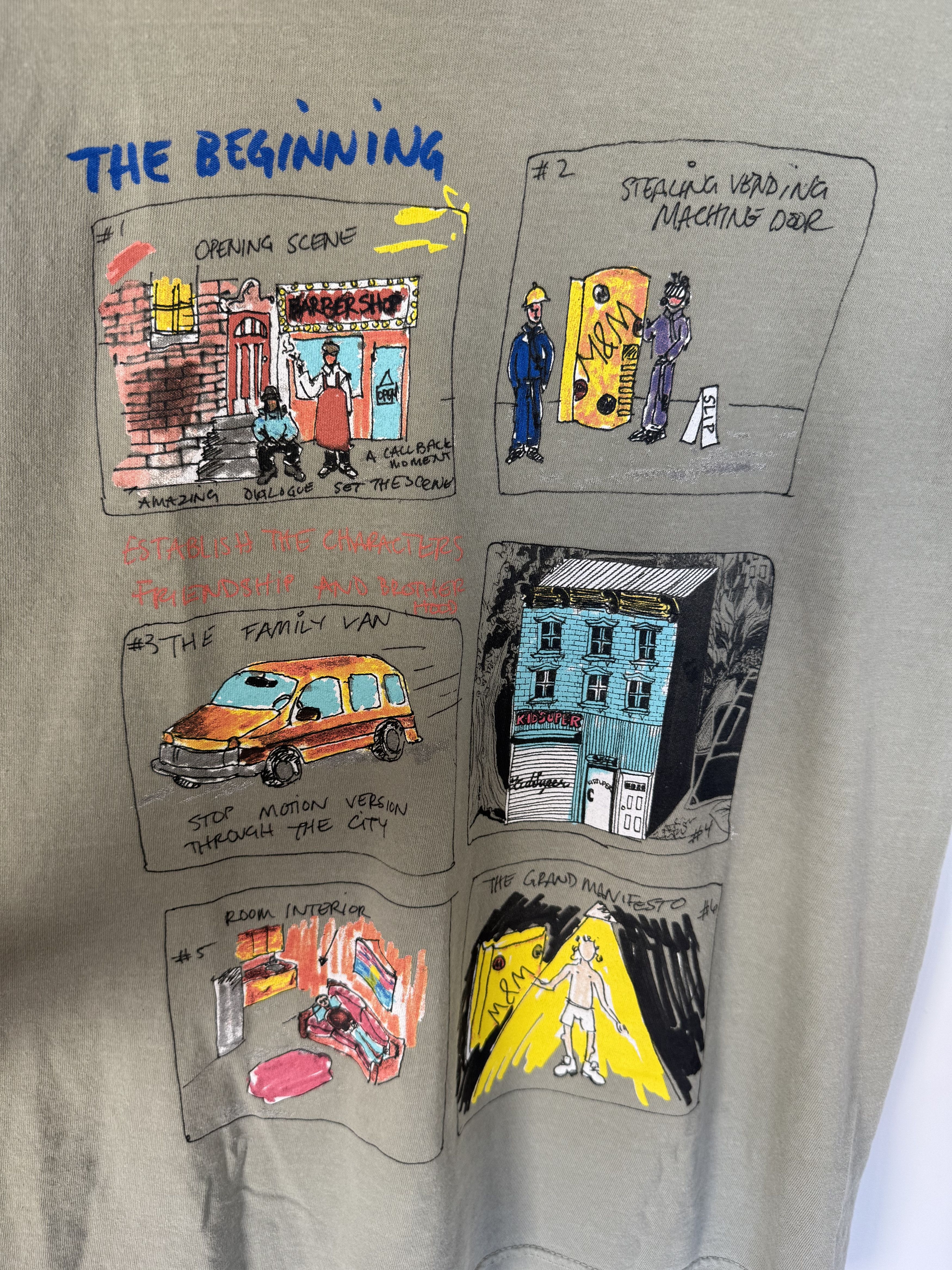 KidSuper “The Beginning” Storyboard Tee Size US S / EU 44-46 / 1 - 3 Thumbnail