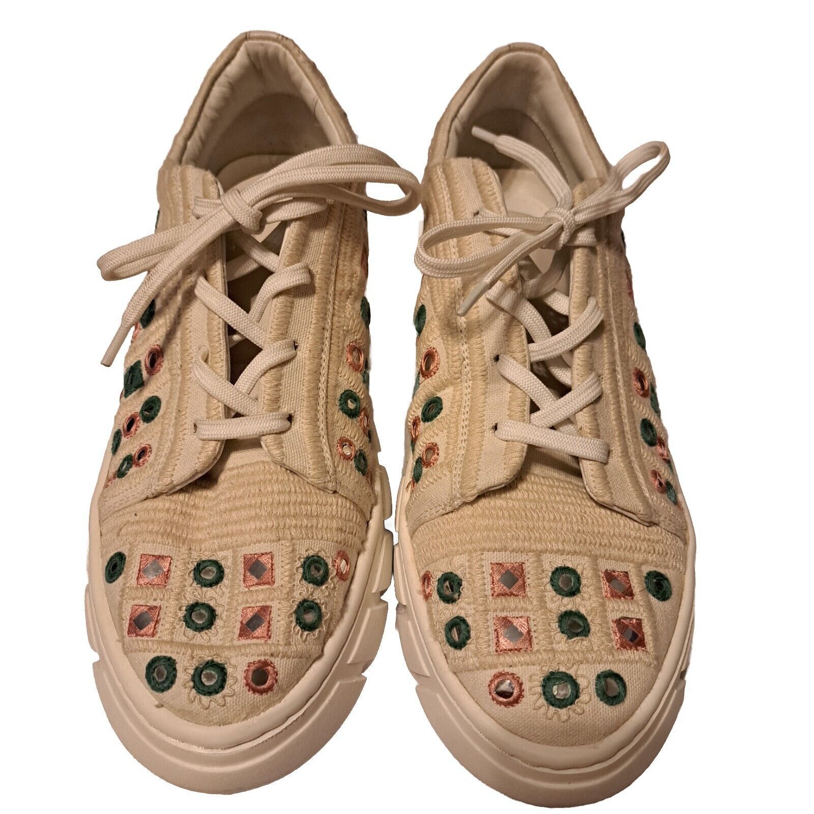 Free People Free People Catch Me If You Can Crochet Sneakers US Sz 10 Size US 7.5 / IT 37.5 - 3 Thumbnail