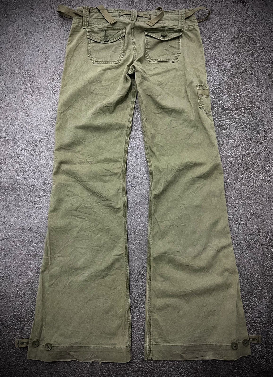 Hollister 2000s Hollister Flare Cargo Pants Goa LGB Ifsixwasnine Style Size US 30 / EU 46 - 5 Thumbnail