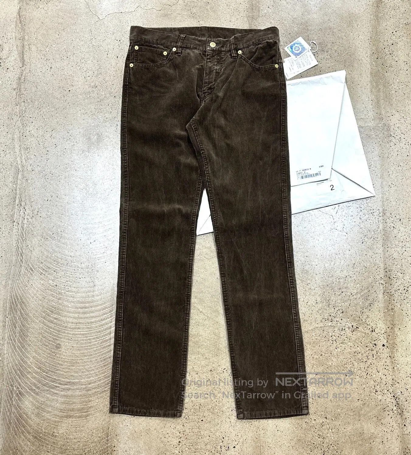 Visvim Visvim Fluxus 04 N.D. Slub Corduroy Pants. Size US 26 / EU 42 - 1 Thumbnail