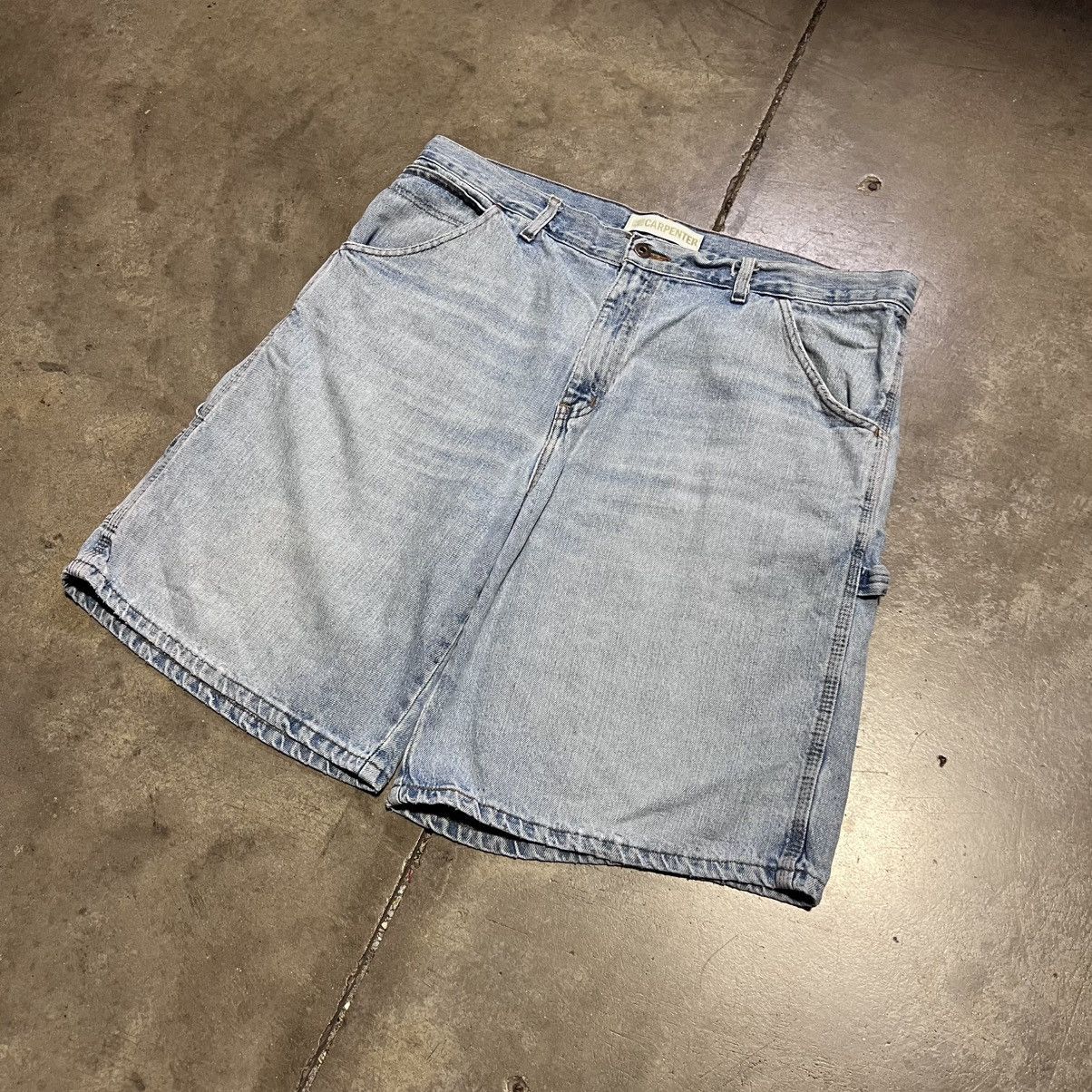 Faded Glory Vintage Faded Glory Baggy Carpenter Shorts Skater Grunge Y2K Size US 38 / EU 54 - 5 Thumbnail