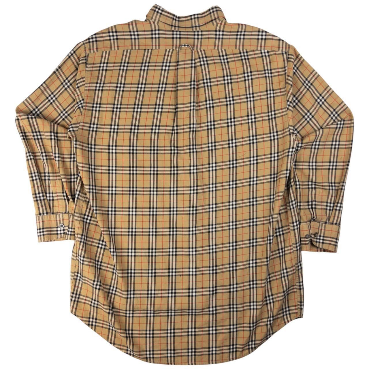 Burberry Vintage Burberry Nova Check Long Sleeve Button Shirt Size L Size US L / EU 52-54 / 3 - 2 Thumbnail