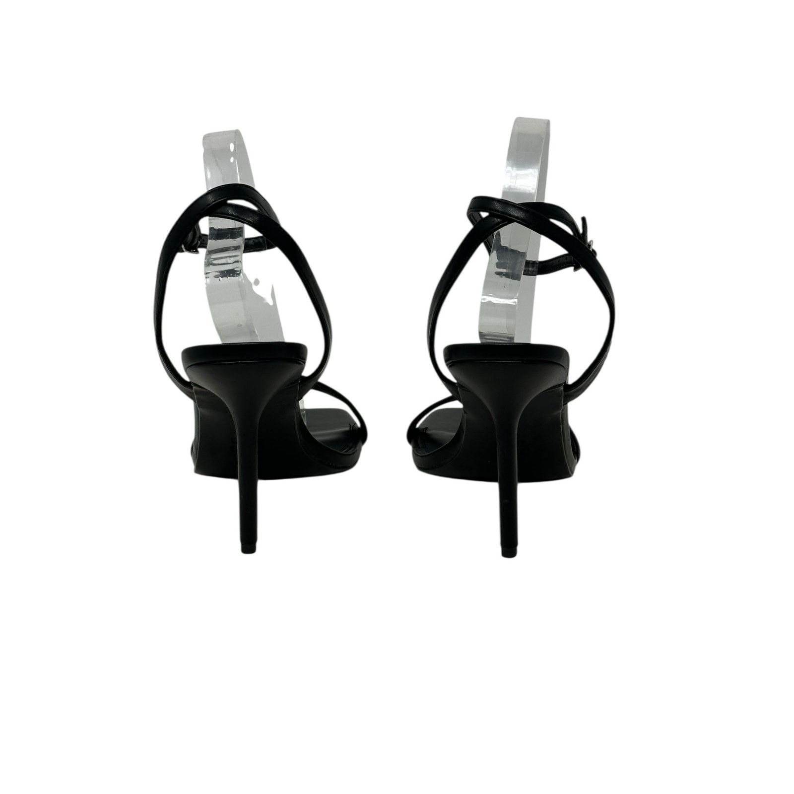 Asos ASOS DESIGN black strappy heeled sandals size 8 Size US 8 / IT 38 - 5 Thumbnail