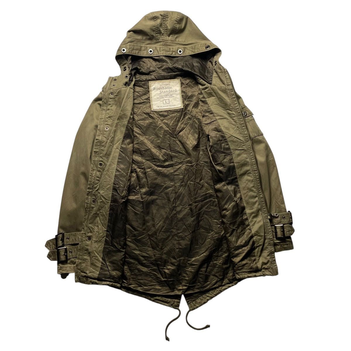 14th Addiction ROUSHATTE STANDARD MULTIPOCKET BONDAGE HOODIE PARKA JACKET Size US L / EU 52-54 / 3 - 4 Thumbnail