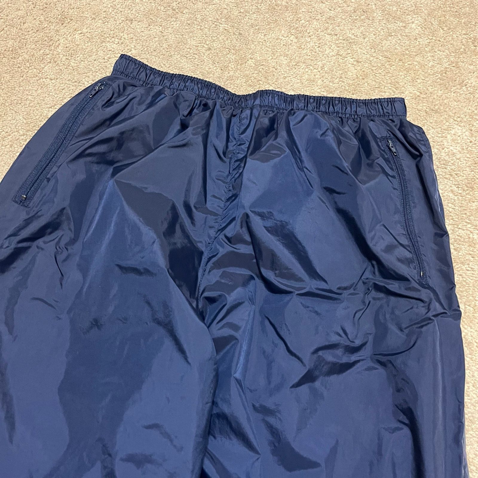 Nike Nike Y2K Baggy Skater Lined Solid Navy Trackpants XL Size US 32 / EU 48 - 3 Thumbnail