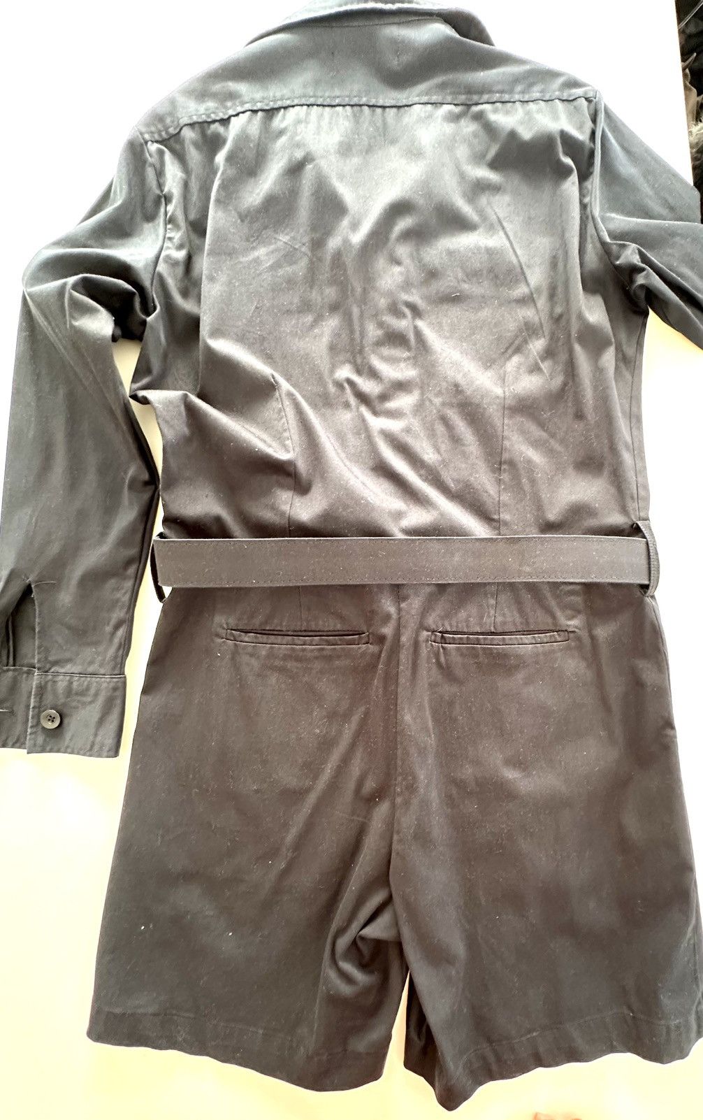 Designer Overall Jumpsuit Shorts Long Sleeve Size US 30 / EU 46 - 11 Thumbnail