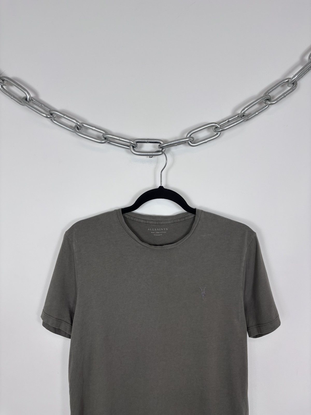 Allsaints AllSaints Brace Tonic Crew Men’s Olive Green T-Shirt Tee Size US S / EU 44-46 / 1 - 2 Thumbnail