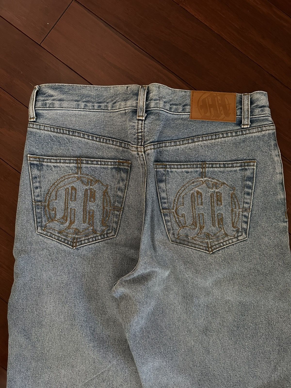 Menace Menace Embossed Denim Pants Size US 30 / EU 46 - 4 Thumbnail
