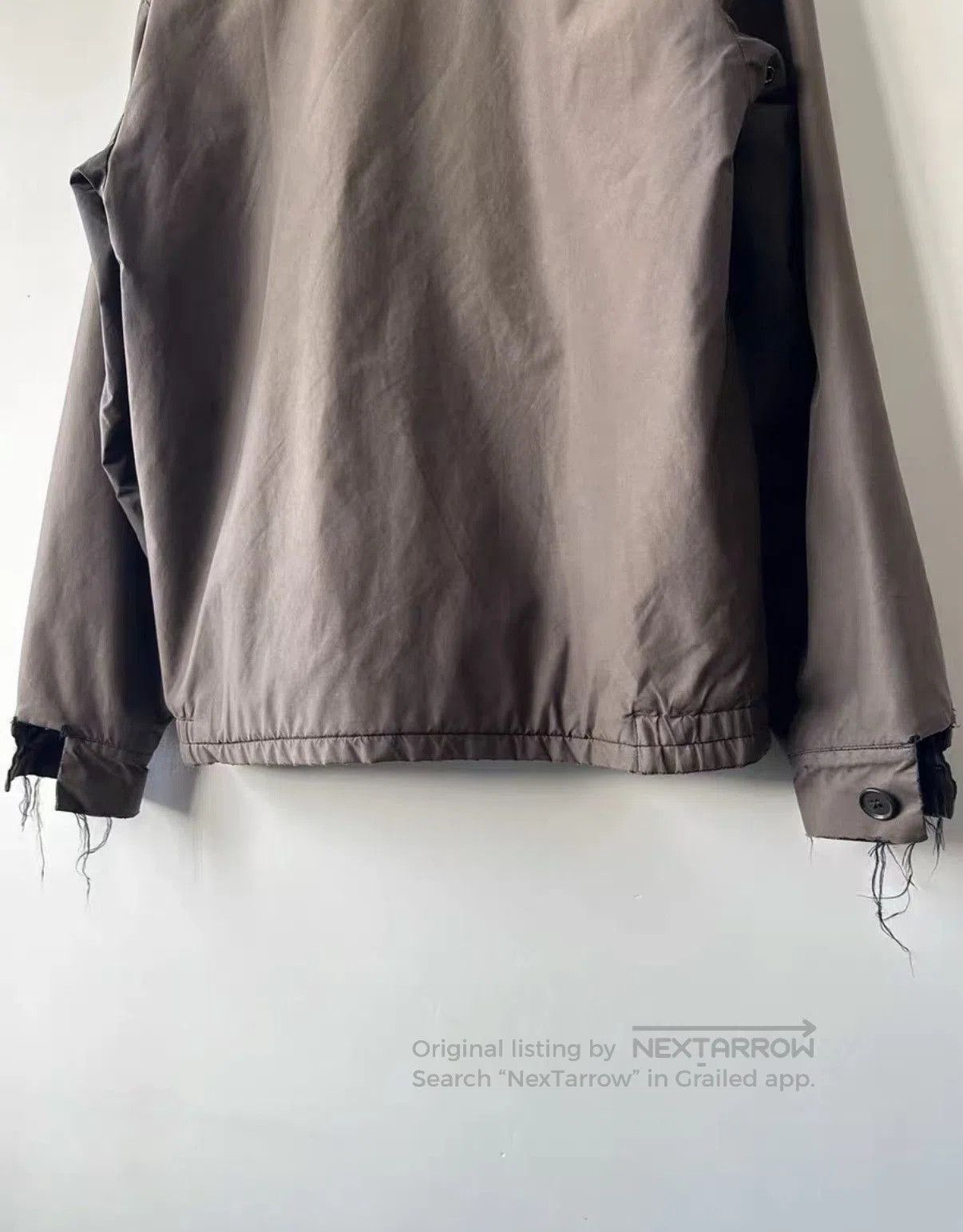 Helmut Lang Brown Collared Zip. Size US M / EU 48-50 / 2 - 7 Thumbnail