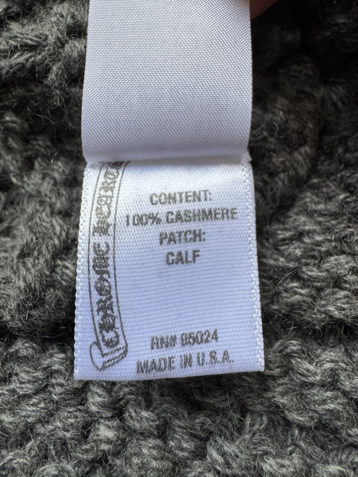 Chrome Hearts CHROME HEARTS grey knitted hat Size ONE SIZE - 4 Thumbnail
