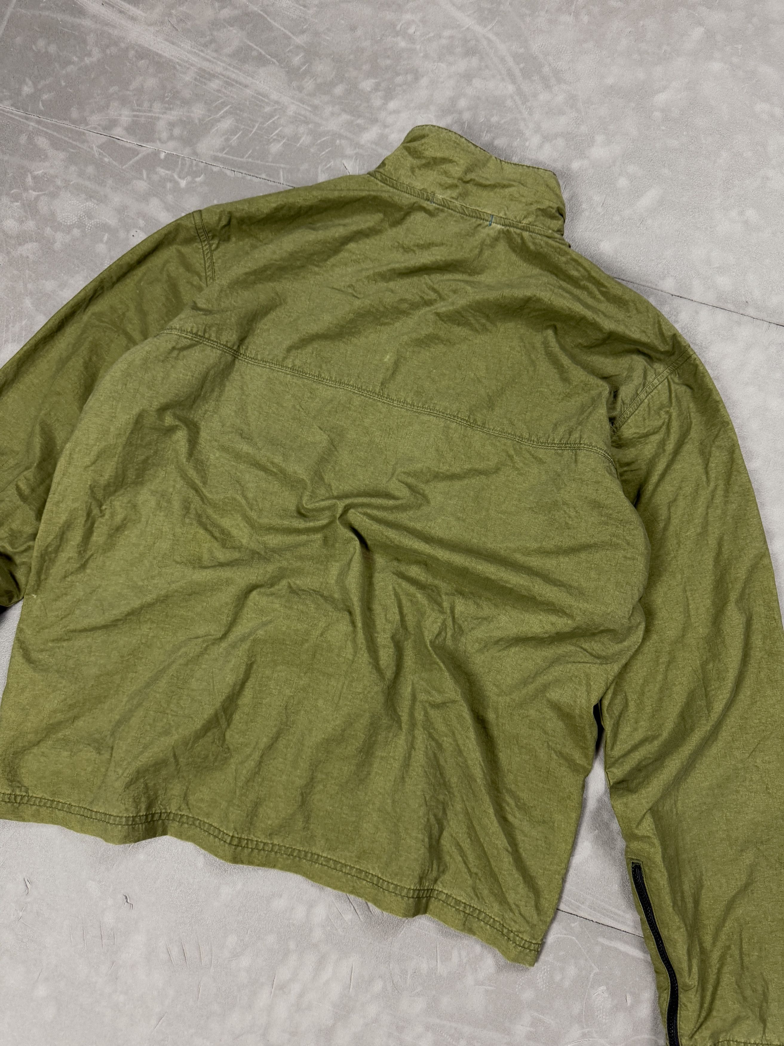 Nike × Vintage Vintage Nike khaki light windbreaker jacket streetwear 90s Size US M / EU 48-50 / 2 - 16 Thumbnail