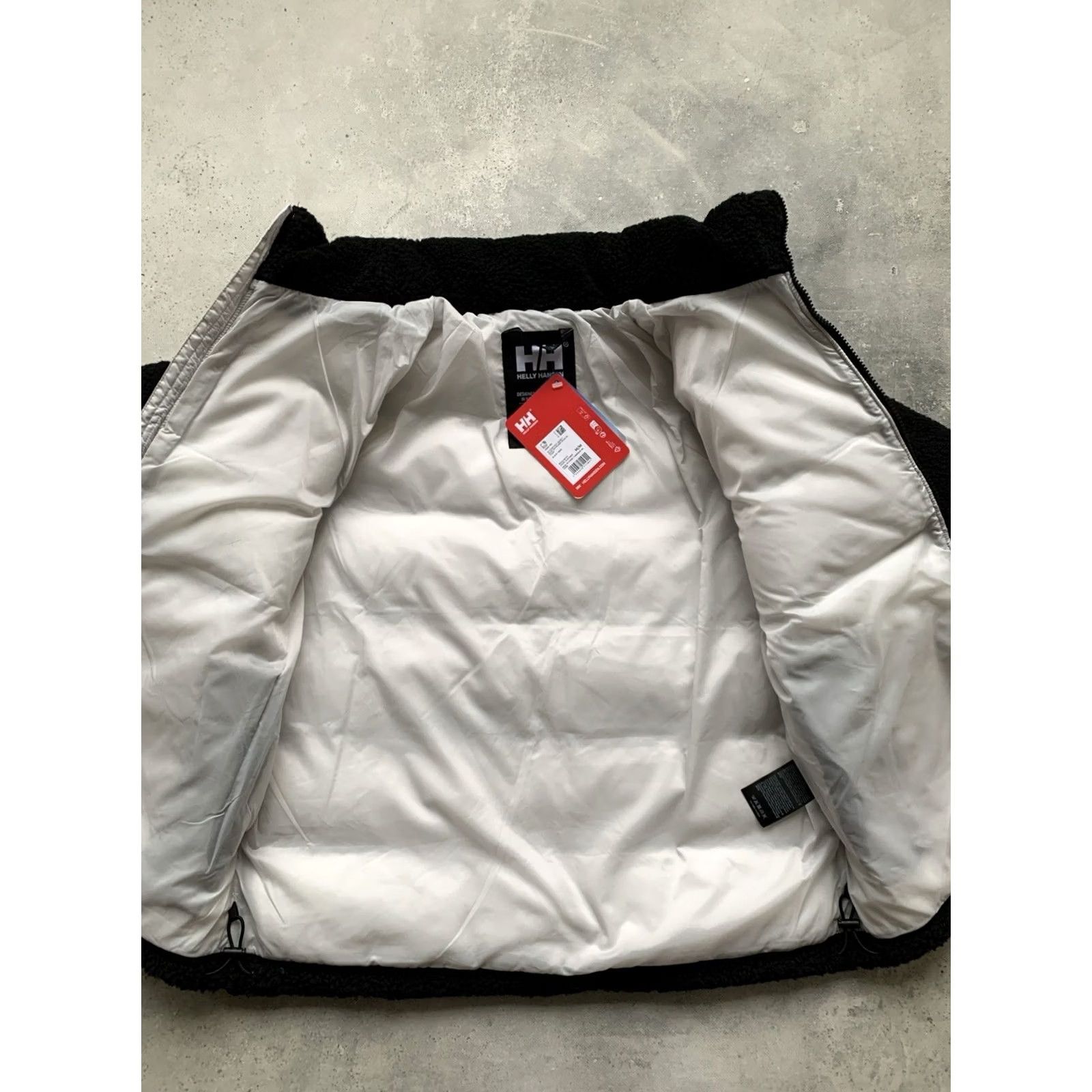 Helly Hansen Helly Hansen Jacket Puffer Mens M Black Teddy Pile Down Full Zip Outdoor Modern Fit Adult M Size US M / EU 48-50 / 2 - 7 Thumbnail