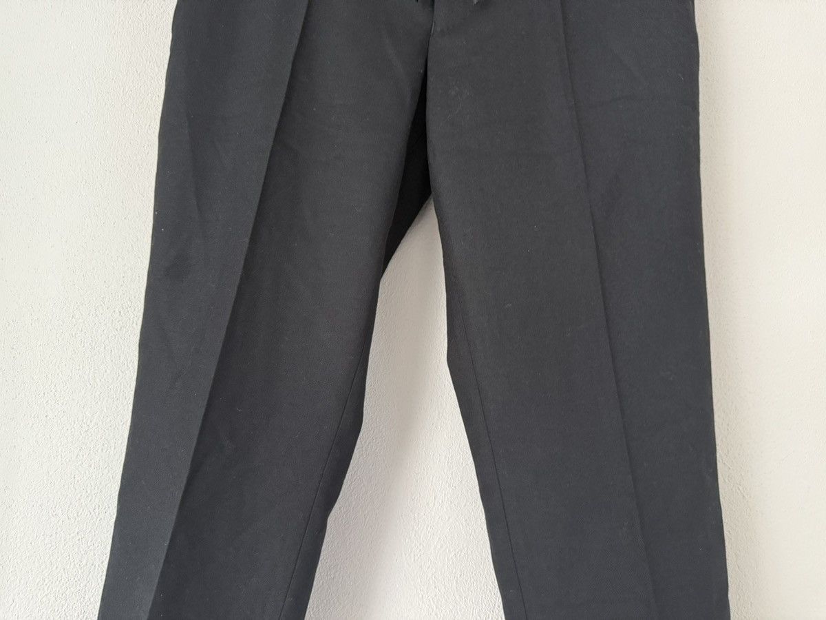 Haider Ackermann Black Wool Trousers with Leather Lacing Size US 32 / EU 48 - 4 Thumbnail