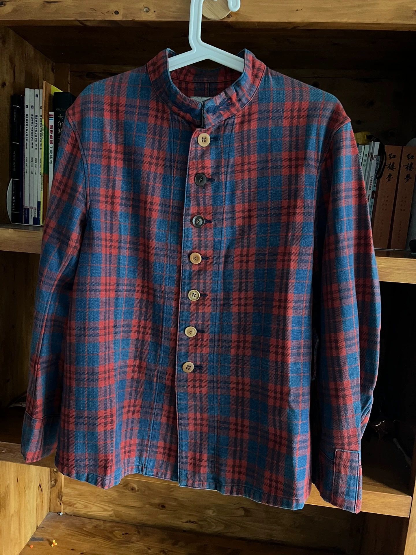 Visvim visvim 14aw embroidered stand collar plaid jacket size 2 Size US M / EU 48-50 / 2 - 3 Thumbnail