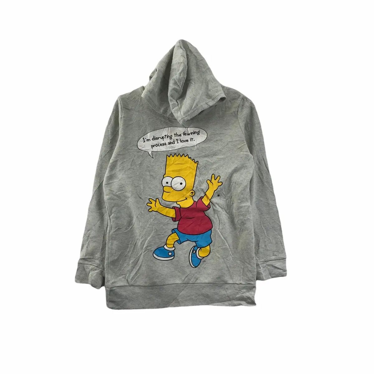 The Simpsons Vtg 90’ BART THE SIMPSONS Cartoon Skateboard Hoodie Size US M / EU 48-50 / 2 - 1 Thumbnail