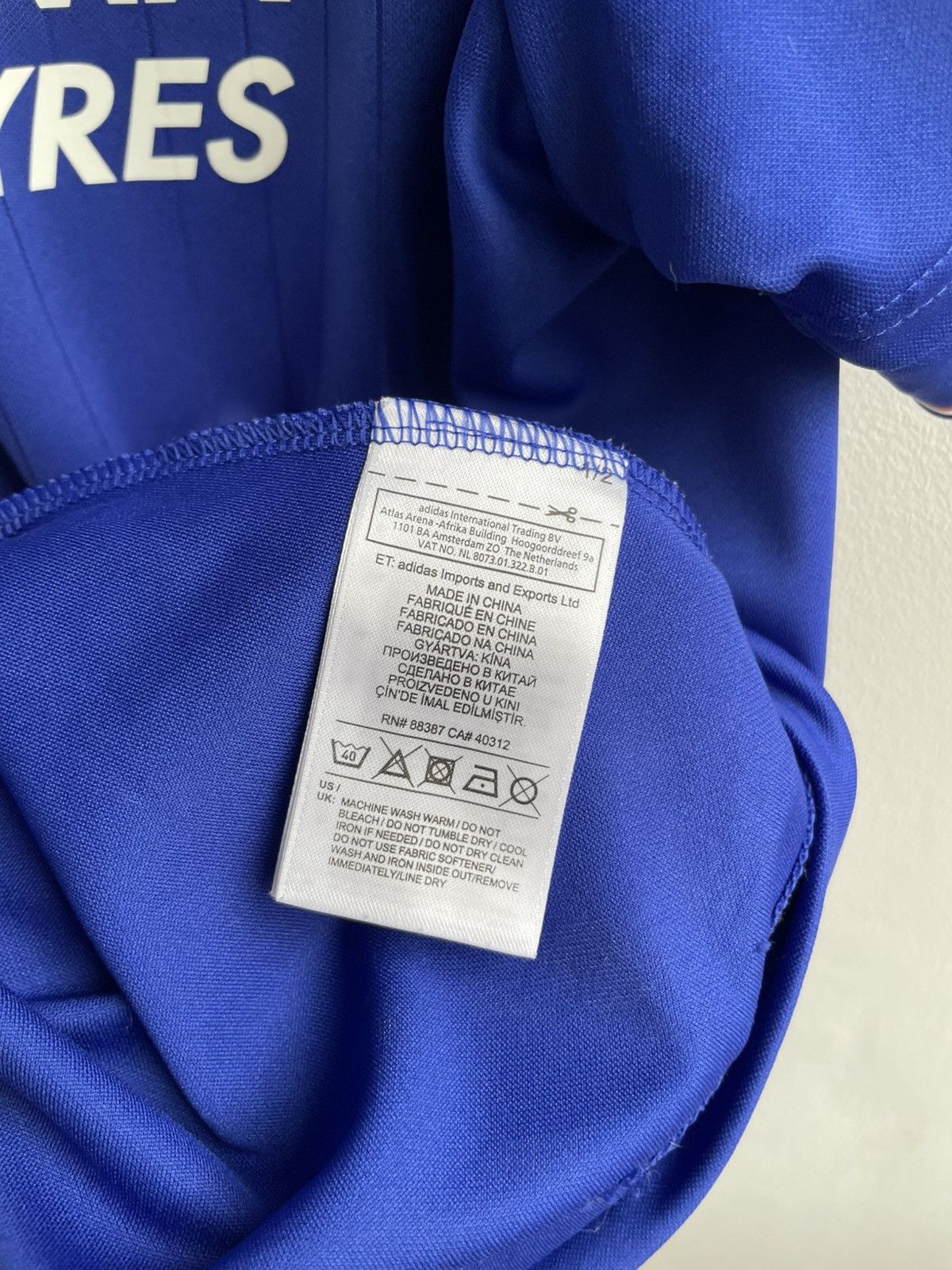Vintage Chelsea 2015 2016 Home Football Shirt Soccer Jersey Adidas Size US XL / EU 56 / 4 - 14 Thumbnail