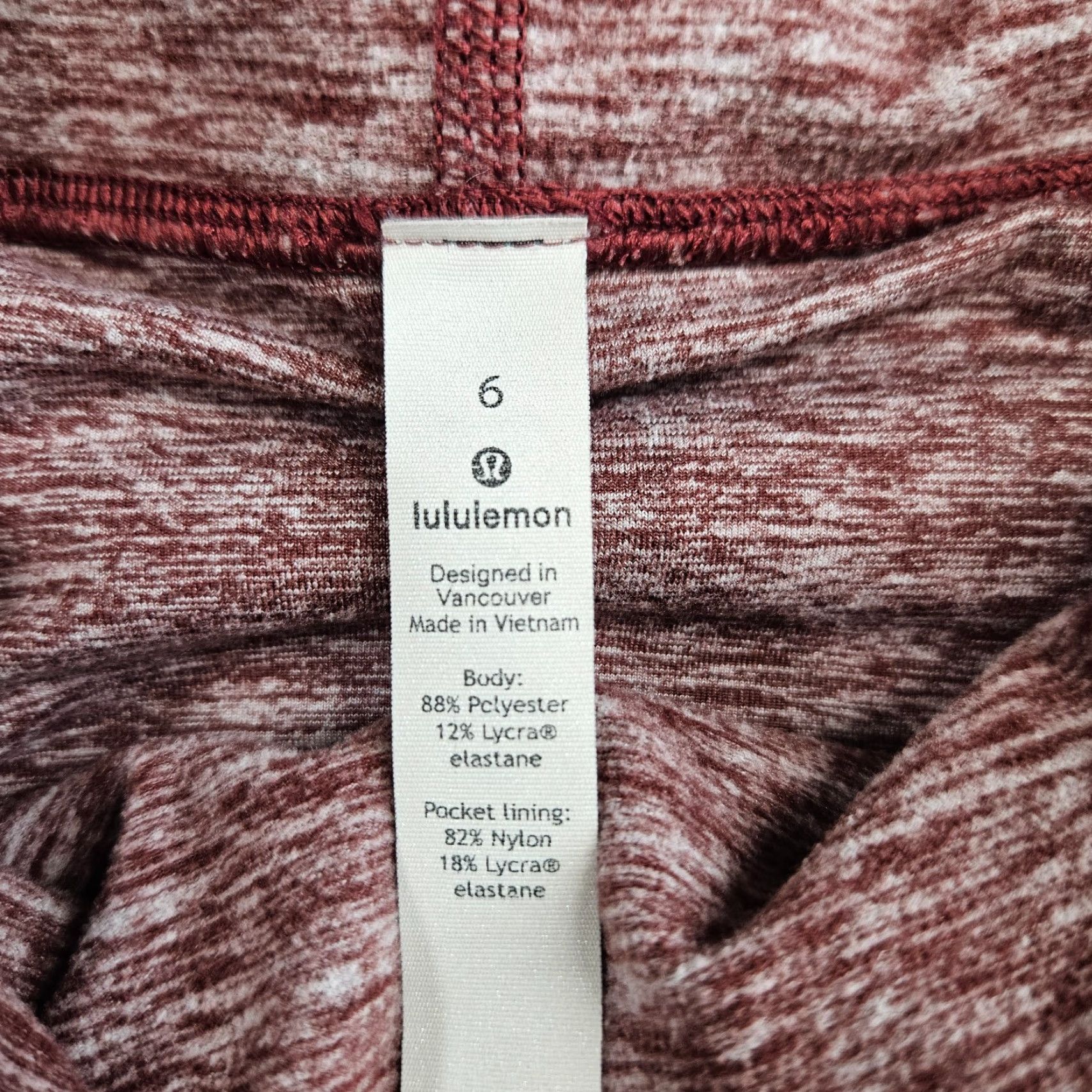 Lululemon Lululemon Womens Ready To Rulu Fleece Pullover Sz 6 Heathered Savannah Pocket Sweatshirt Pullover Red 6 Womens Modern Activewear 90s? Size M / US 6-8 / IT 42-44 - 7 Thumbnail