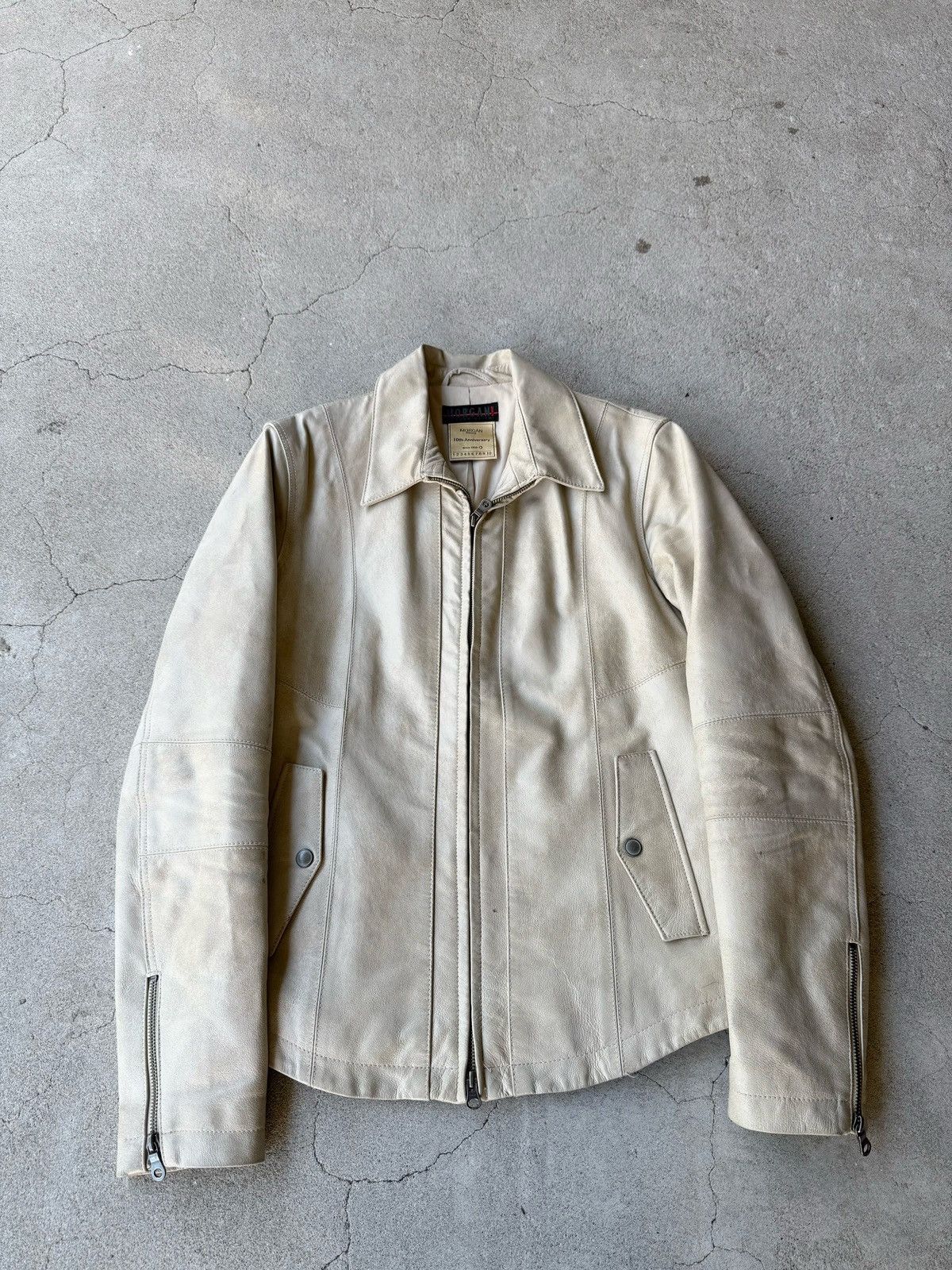 Morgan Homme Rare Japanese Label Y2K MORGAN HOMME 00's Leather Jacket Size US M / EU 48-50 / 2 - 1 Thumbnail