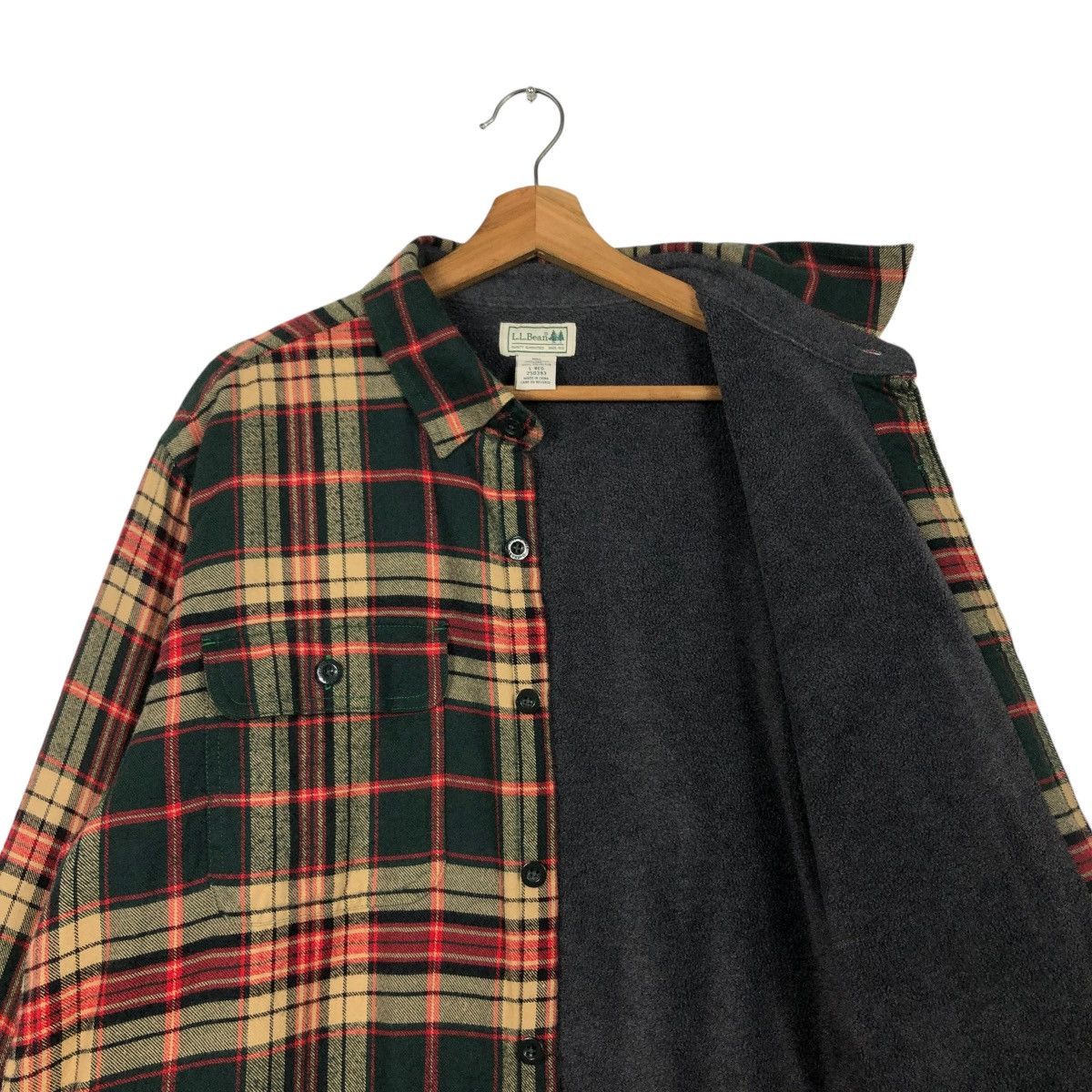 Japanese Brand 🔥VINTAGE FLANNEL SHIRT JACKET L.L.BEAN CHORE TARTAN DESIGN Size US L / EU 52-54 / 3 - 14 Thumbnail