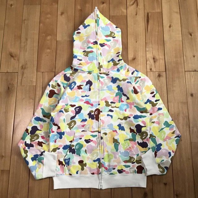 Bape × Nigo 🔥Vintage🔥 BAPE Multi camo full zip hoodie a bathing ape NIGO Size S / US 4 / IT 40 - 1 Thumbnail
