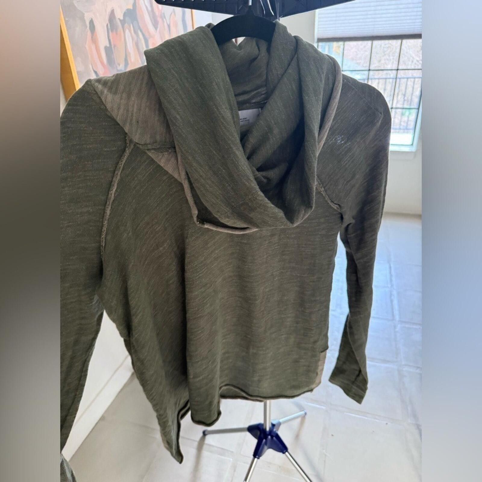 Free People Free People Beach Cocoon Cowl Pullover Two Body M/L Green Size M / US 6-8 / IT 42-44 - 8 Thumbnail