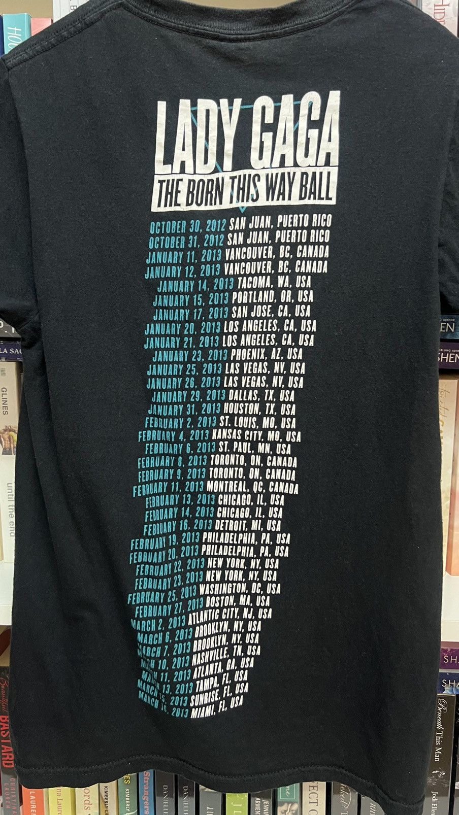 Band Tees 2013 Lady Gaga Tour Tee Size US S / EU 44-46 / 1 - 4 Thumbnail