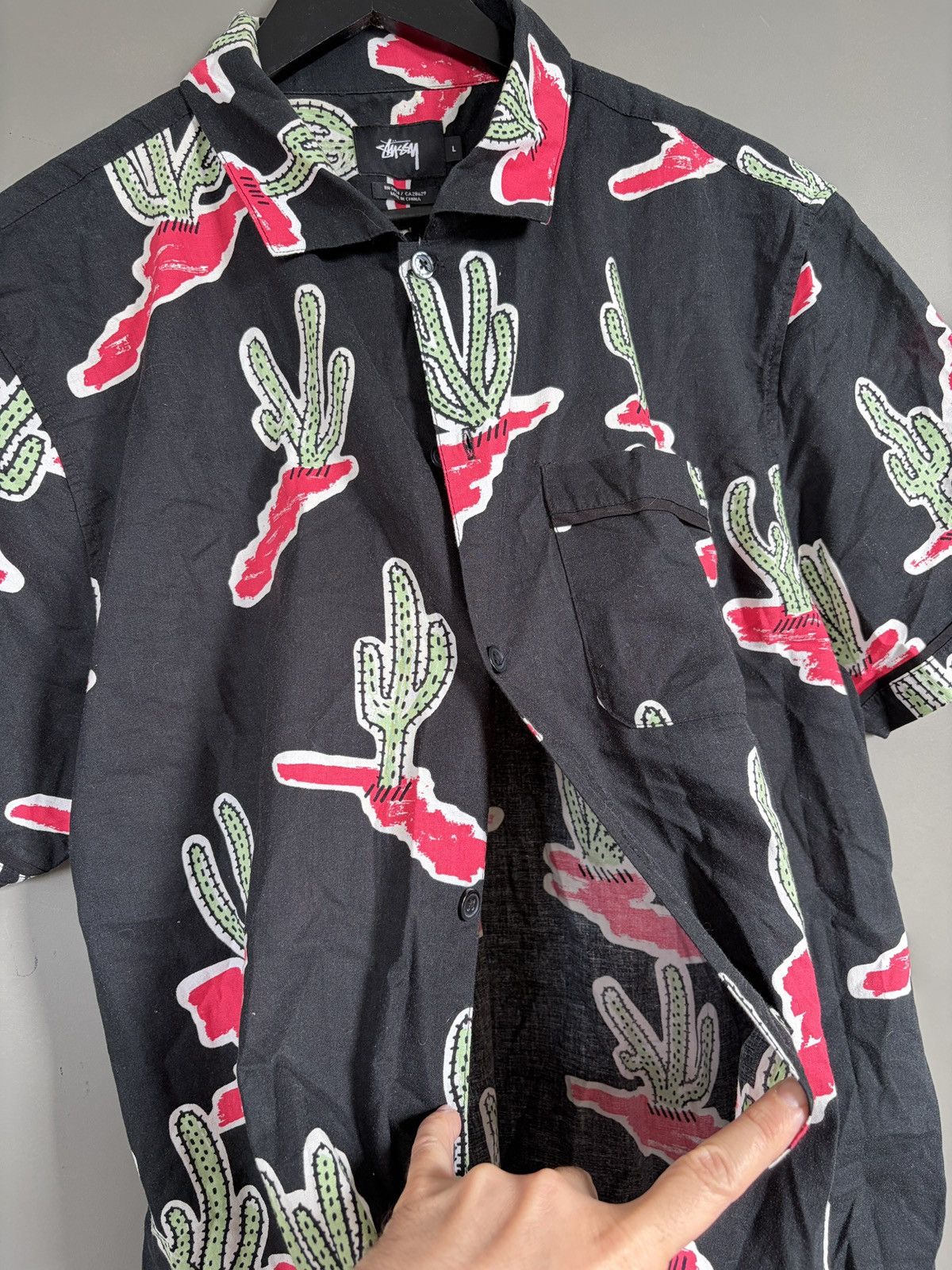 Stussy Stussy Cactus Short SleeveShirt Size US L / EU 52-54 / 3 - 6 Thumbnail