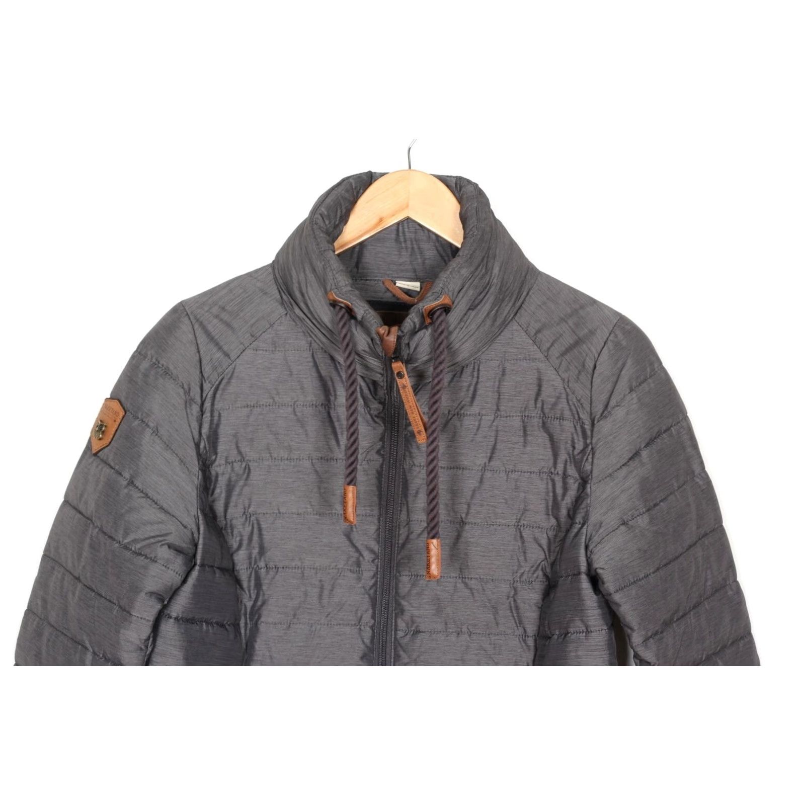 Vintage NAKETANO Jacket Women Size L Padded Quilted Drawstring MJ5227 Size L / US 10 / IT 46 - 2 Thumbnail