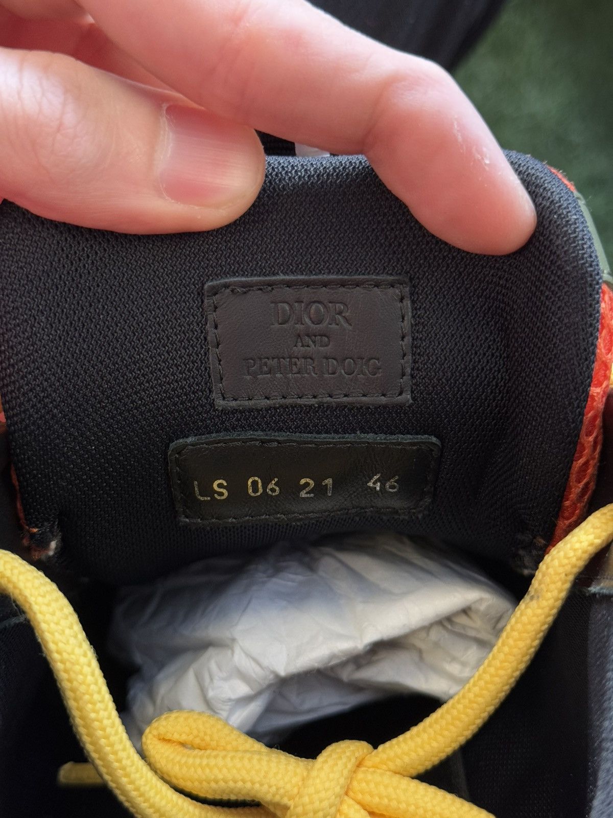 Dior Dior B22 & Peter Doig Green Orange Sneakers 13US/46EU Size US 13 / EU 46 - 17 Thumbnail