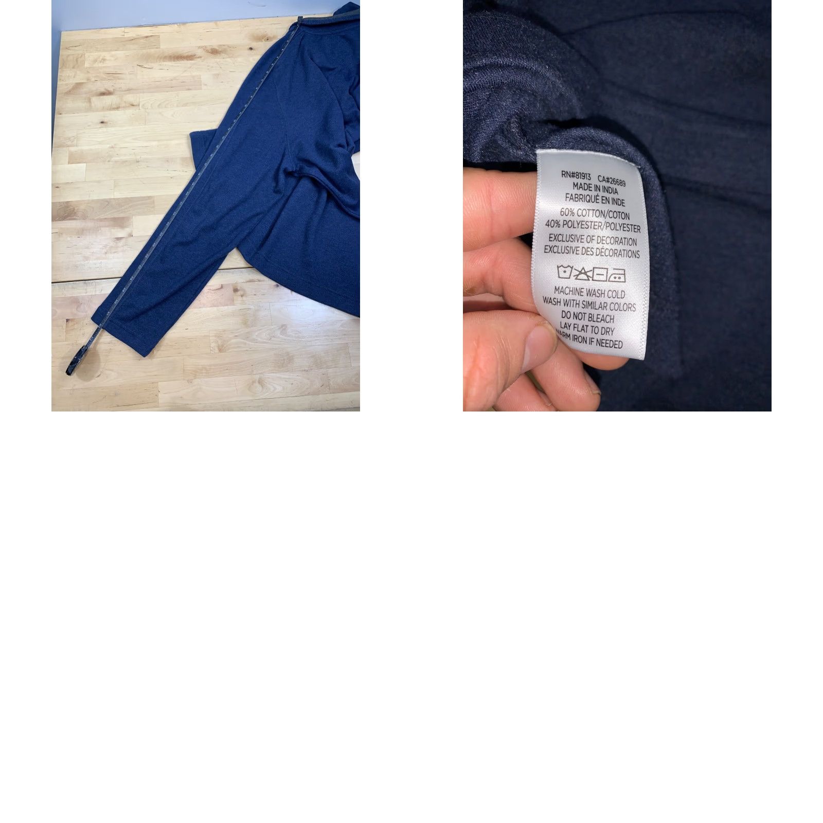 Robert Graham Robert Graham Mens Pullover 2XL Classic Fit Long Sleeve 1/4 Zip Heathered Blue Cardigan Style Sweater Jacket - N/A Size US XXL / EU 58 / 5 - 8 Thumbnail