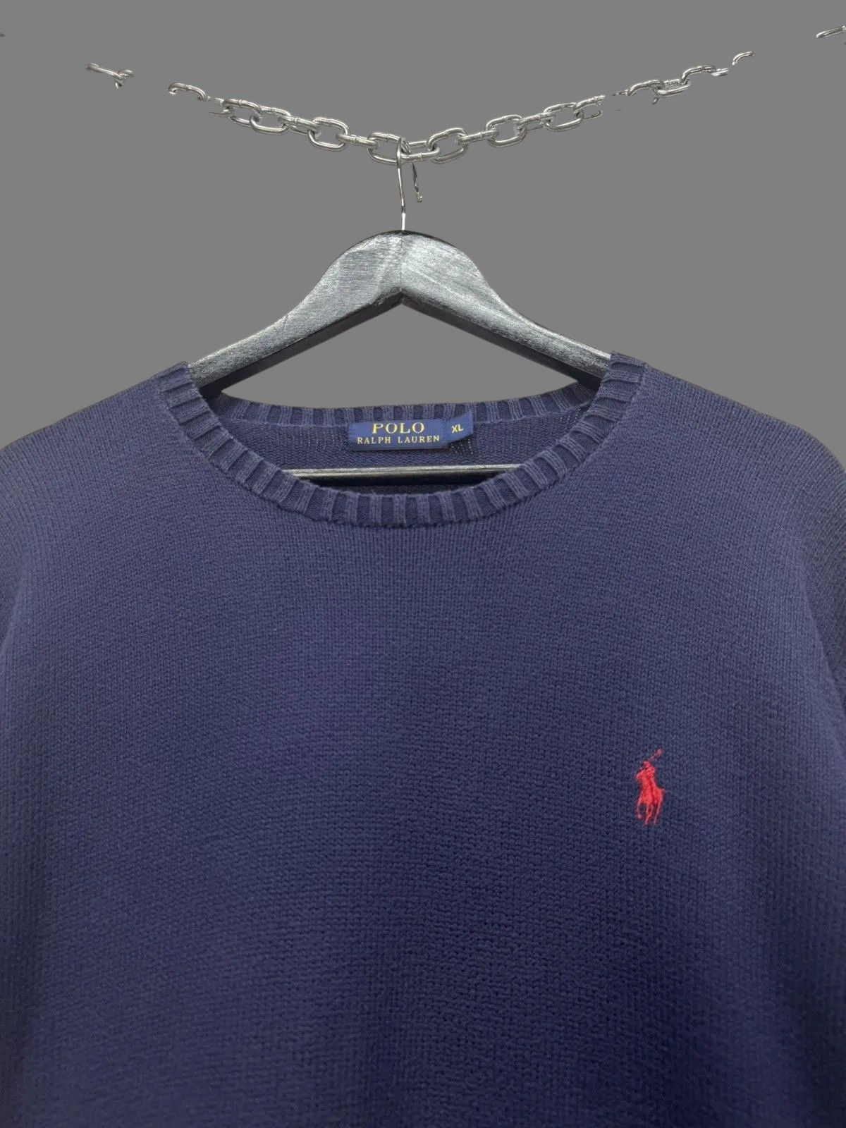 RRL Ralph Lauren Y2K Polo Ralph Lauren Vintage Sweater Navy RRL Sk8 Size US XL / EU 56 / 4 - 7 Thumbnail
