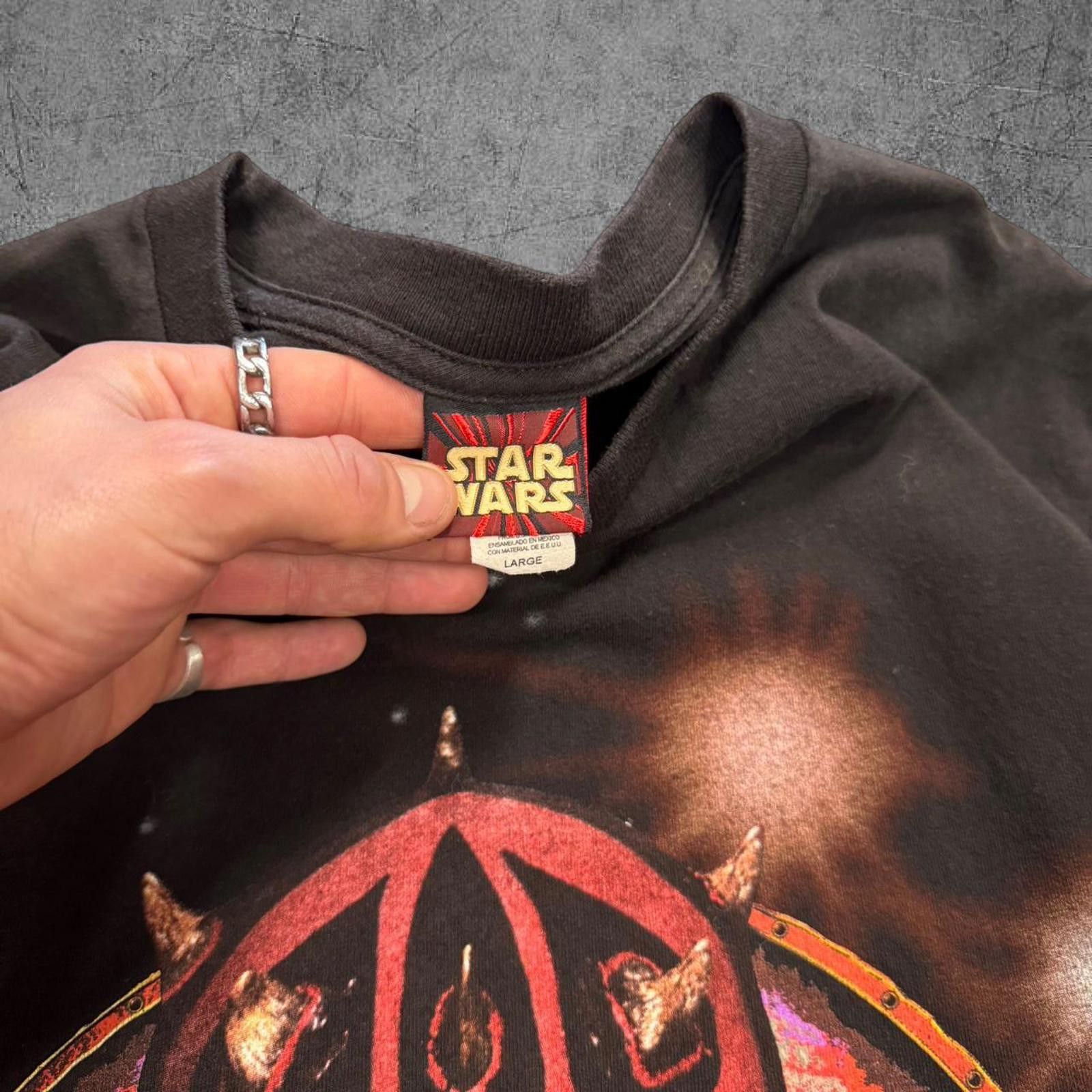 Star Wars Vintage 1999 Star Wars Darth Maul Sith Tee Size US L / EU 52-54 / 3 - 3 Thumbnail