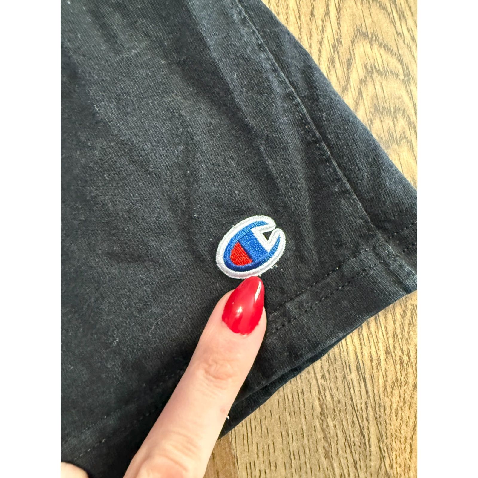 Champion VINTAGE Champion Shorts Mens XXL Black Pull On Sweat Shorts Size US 39 - 5 Thumbnail