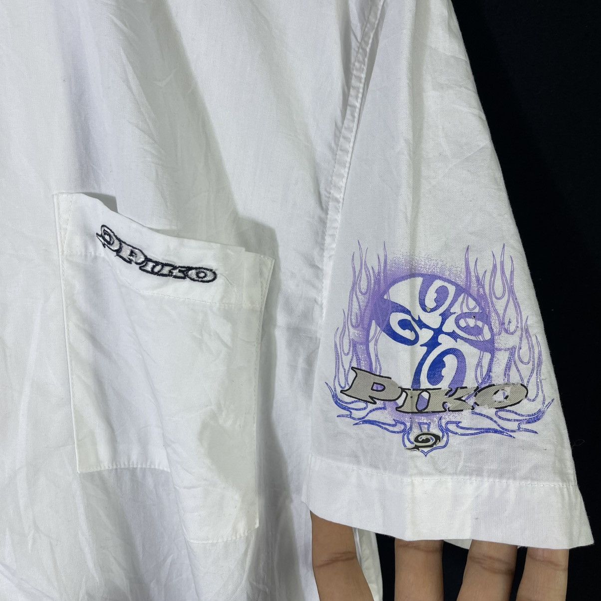 Vintage Vintage Piko Surf Longboard Flame🔥 Zipper Shirt Size US L / EU 52-54 / 3 - 6 Thumbnail